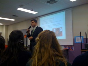 Tim Kitchen Presenting at  Building Bridges Interfaith session