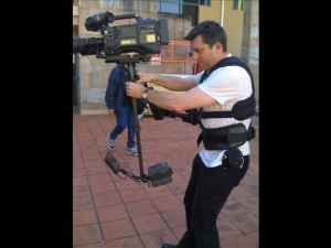 Tim on Steadicam