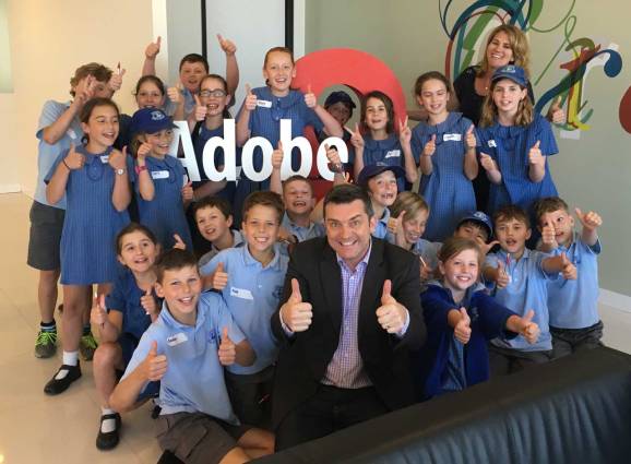 It was a great Adobe Day with students from Cromer Public School.